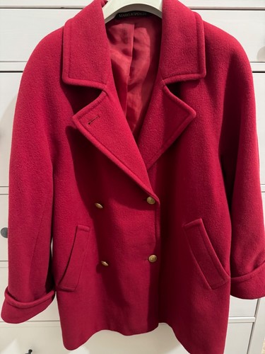 Cappotto lana rosso - cappotto,