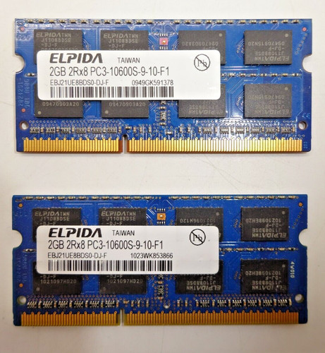 Elpida ddr3 - gb, (2x2