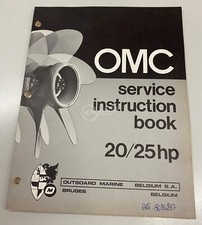 Manuale manutenzione cod. 8026287 Evinrude/Johnson 20/25 HP 2T 1972/1973/1974