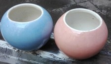 COPPIA DI PICCOLI VASETTI COLORATI