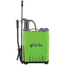 Pompa a Spalla Manuale IRIS 16L con Lancia | Irroratrice Nebulizzatore Giardino