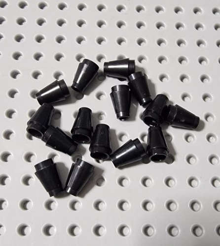 Lego cono 1x1 nero - lego,
