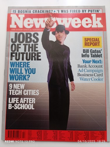 Newsweek april 2001 stop - ",