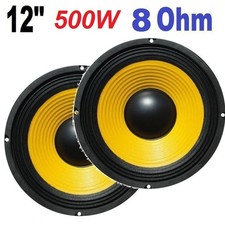 2 WOOFER ALTOPARLANTI SUB 500W