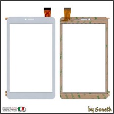 VETRO TOUCH SCREEN PER ARCHOS CORE 70 3G V2 AC70CR3GV2 BIANCO