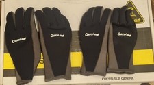 n. 02 paia Guanti Cressi Sub Neoprene-subaquea/sport acquatici (24 e 26 cm)