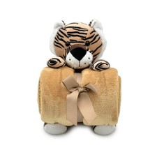 Plaid pile 75x90 cm con peluche Tigrotto Z536