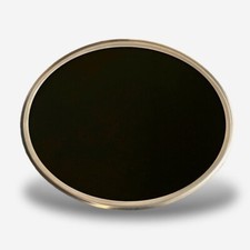 Tabella Porta Numero in Alluminio Nera Piatta Moto Epoca Cafe Enduro Scrambler