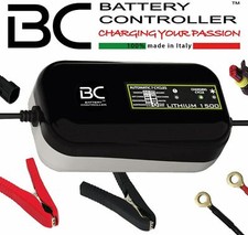 BC LITHIUM 1500 CARICABATTERIA MANTENITORE DI CARICA AUTOMATICO BATTERIE LITIO