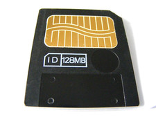 . . Smart Media Card 128MB (scheda SM 128MB) usata. .