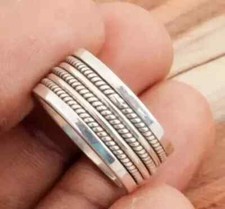 Anello girevole in argento