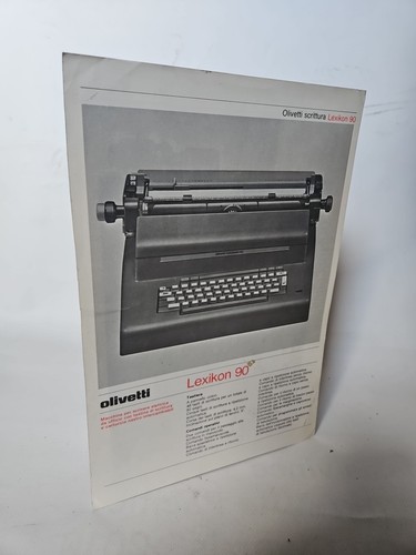 Olivetti lexikon scheda - lexikon,