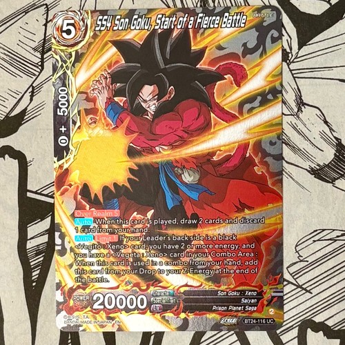 Scheda ss4 goku fierce battle - goku,