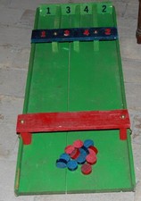 Antico Gioco da tavolo di legno (antesignano del flipper)