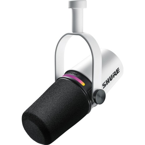 Shure mv7 white microfono - mv7+,