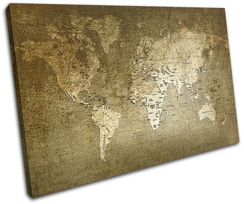 Old world map - old,