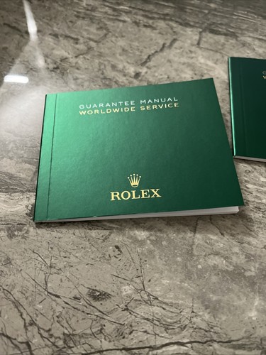 Rolex booklet guarantee manual - rolex,