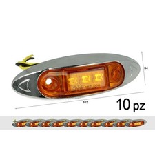 10 Pezzi Fanali Laterali LED