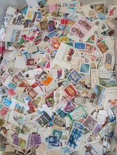 1000 Francobolli misti da tutto il mondo usati  e nuovi Omaggio 15 foglietti