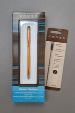 Penna a sfera da collezione Cross placcata oro