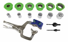 HoleMaster Morsetto per taglierina per tubi taglio a maschera fino a 2" foro in tubo da 4"