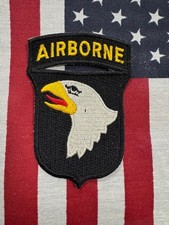 PATCH TOPPA RICAMATA 101 ST AIRBORNE DIVISIONE SCREAMING EAGLE MILITARY
