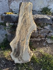 Fetta Di Ulivo Per Lavorazioni In Legno Pezzo Da 80cm Spesso 10cm Largo 19/24cm