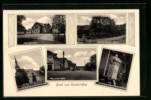 Cartolina hardisleben - cartolina,