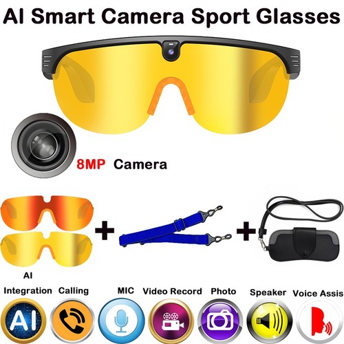 Smart glasses 8mp - ai,