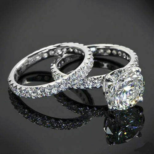 Anello sposa taglio tondo - anello, da