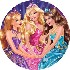 CIALDA PER TORTA BARBIE PERSONALIZZABILE, ostia, ostie, cakes, cialde, decoro