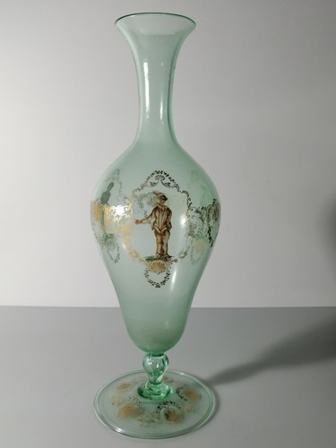 Antico vaso decorato vetro - antico,