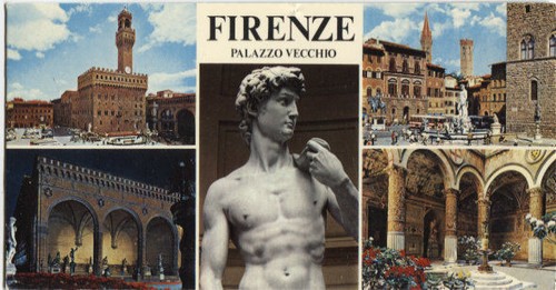 Cartolina epoca firenze - cartolina,