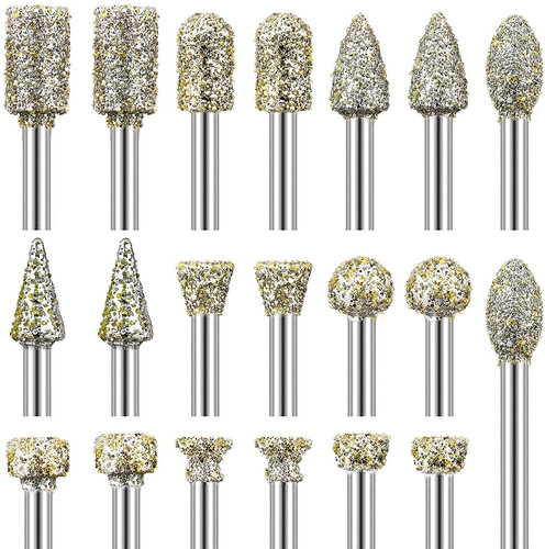 Set punte diamantata per - punte,