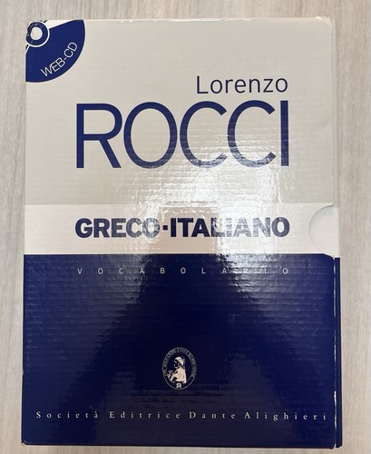 Dizionario greco rocci - greco,