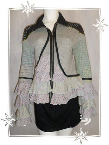 Gilet cardigan fantaisie - -,