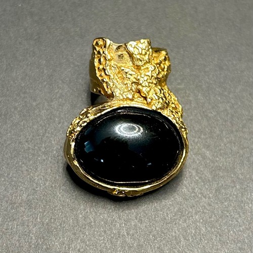 Anello saint laurent - arty, nero