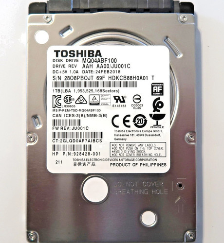Hard disk nuovo toshiba - disk,
