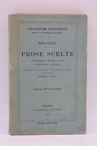 Galileo galilei prose scelte - galilei,