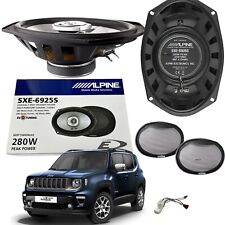 Kit 2 Casse Altoparlanti Alpine SXE-6925S Ovali 6X9" 2Vie per Jeep Renegade 280W