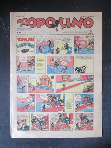 Topolino giornale 637 1947 - giornale,