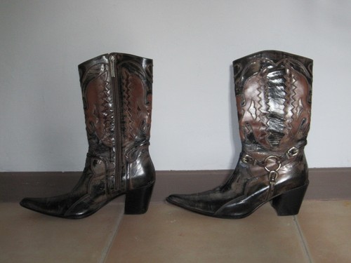 Hhh superbes bottes cuir - bottes,