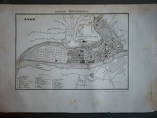 CARTE 1835 DE LYON