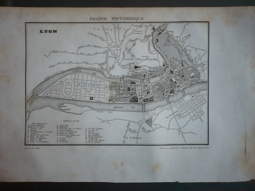 Carte 1835 lyon - carte,