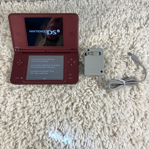 Nintendo dsi red burgundy - nintendo,