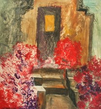 Dipinto ad olio espressionista