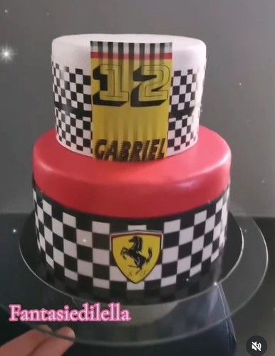 Torta finta festa compleanno