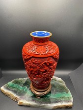 Vaso vintage rosso - rosso, cinabro