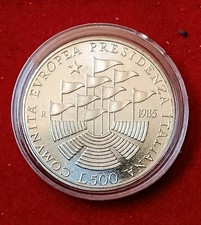 500 Lire 1990 Argento Mondiali Di Calcio- Repubblica Italiana