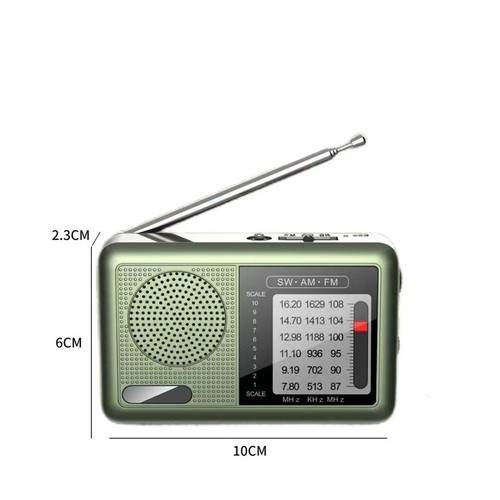 Radio tascabile sw - sw, con